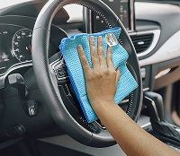 Exterior Interior Dressing (incl Dash, Front 2 Doors & Console) with Towel Dry